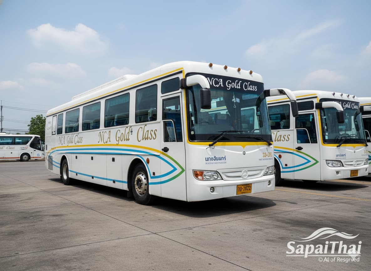 Nakhonchai Air First Class Bus Interior