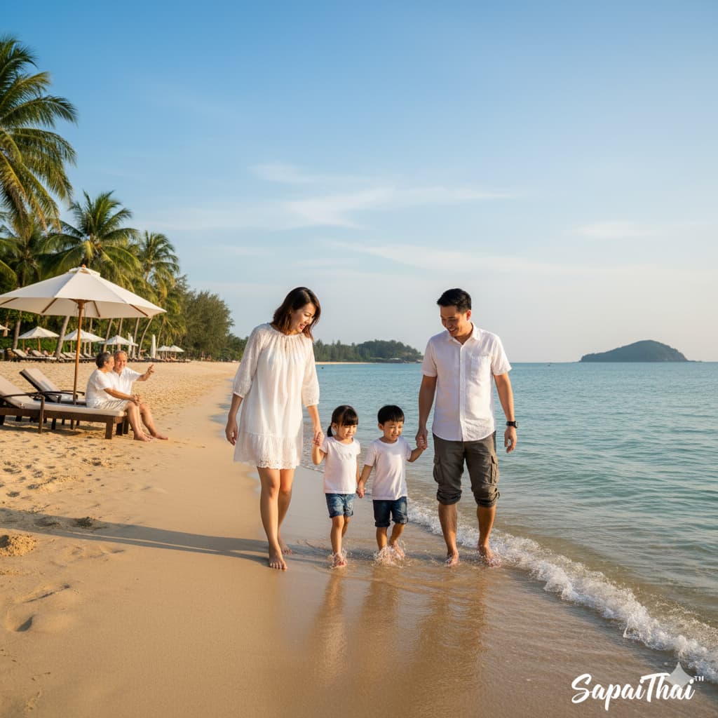 Hua Hin Beach Family - 후아힌 해변의 가족 여행